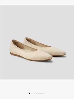 Vivaia Aria Knit Pointed-Toe Ballet Flats